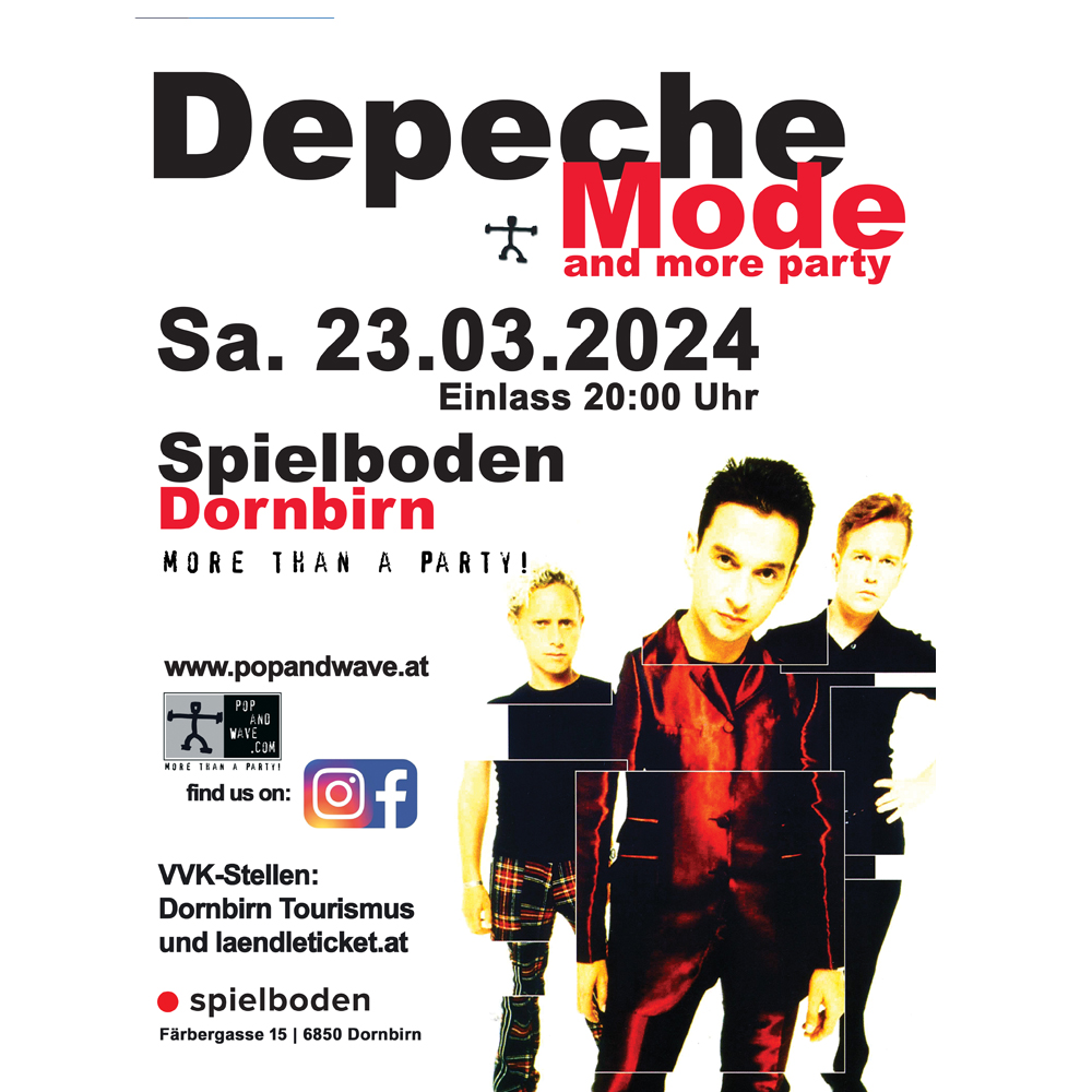 41. Depeche Mode & more Party 📢 41. Depeche Mode & more Party 📢