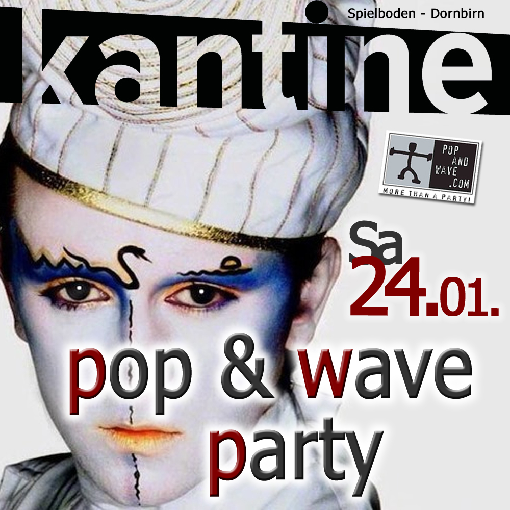 Pop & Wave Party am 24.01.2026 🎵