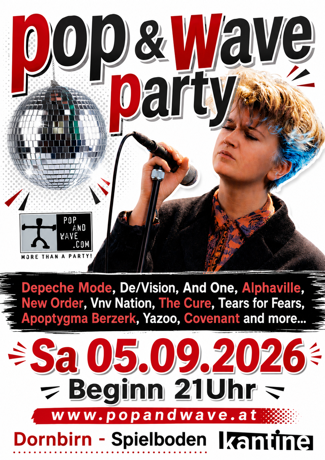 Pop & Wave Party am 05.09.2026 🤟